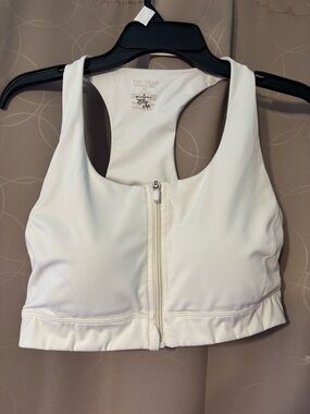 Tek Gear White Seamless Sports Bra Top